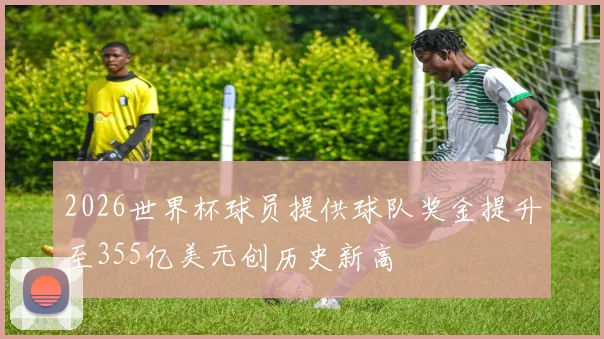 2026世界杯球员提供球队奖金提升至355亿美元创历史新高